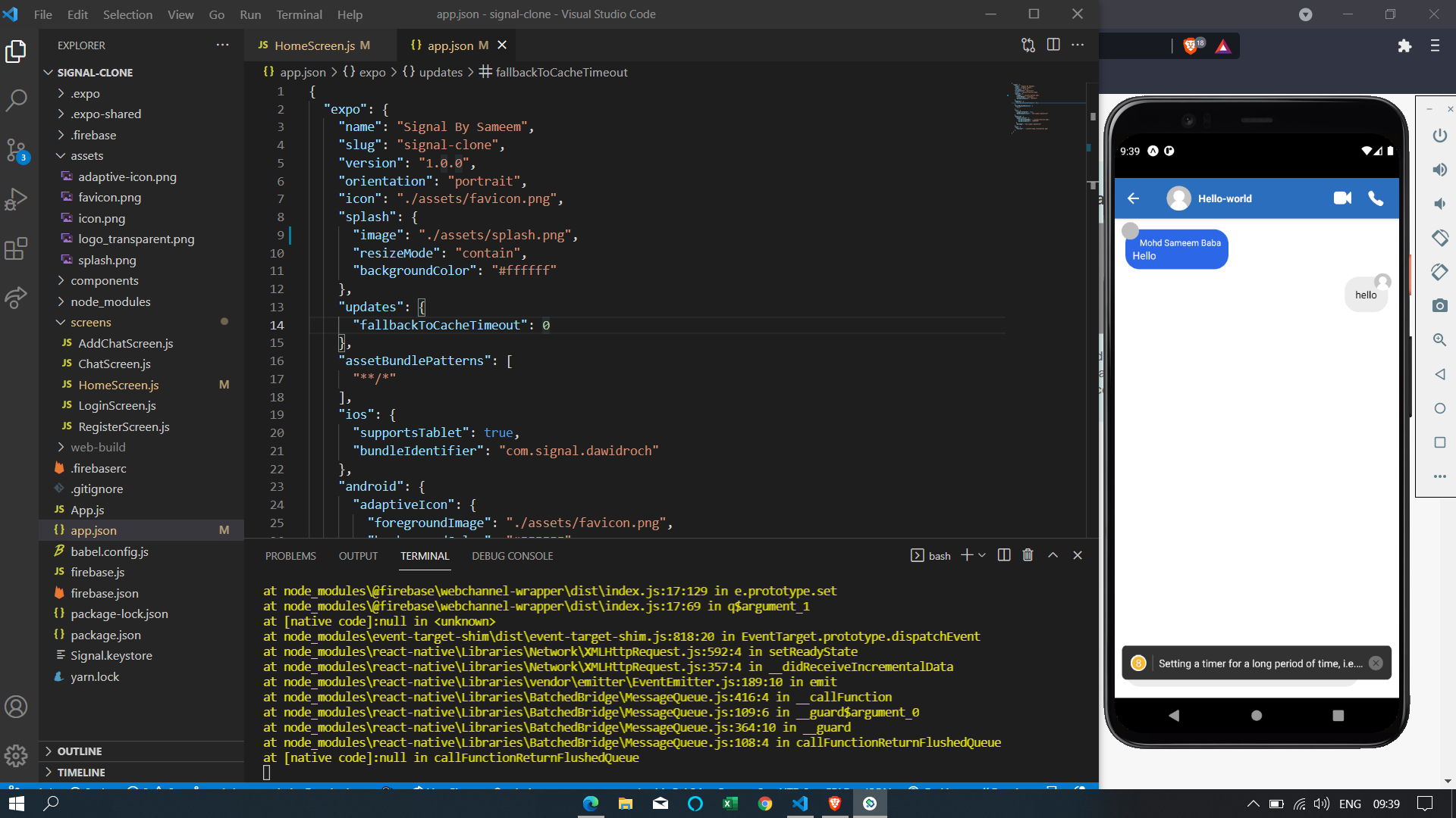Signal 2.0(React Native)